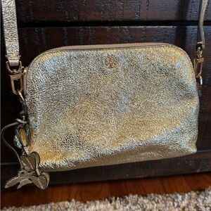 Tory Burch Gold Crossbody Bag